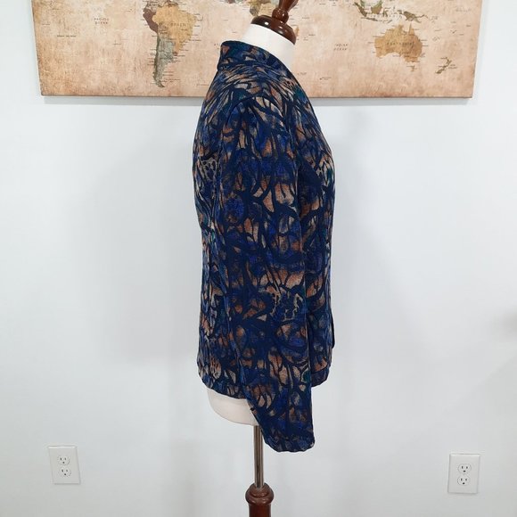 Vtg 90s reversible tapestry blazer - Picture 5 of 13